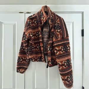 Warm Multicolor Teddy Jacket